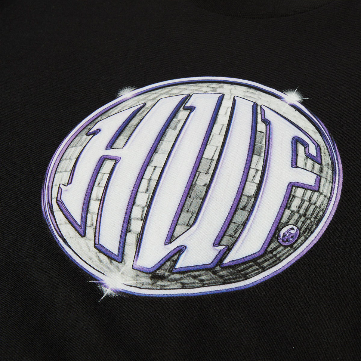 HUF D Zone T-Shirt Black HUF D Zone T-Shirt Black