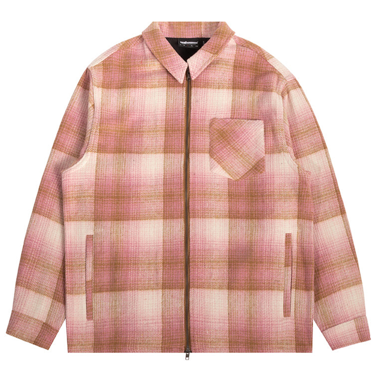 The Hundreds Don Plaid Woven Shirt Brown