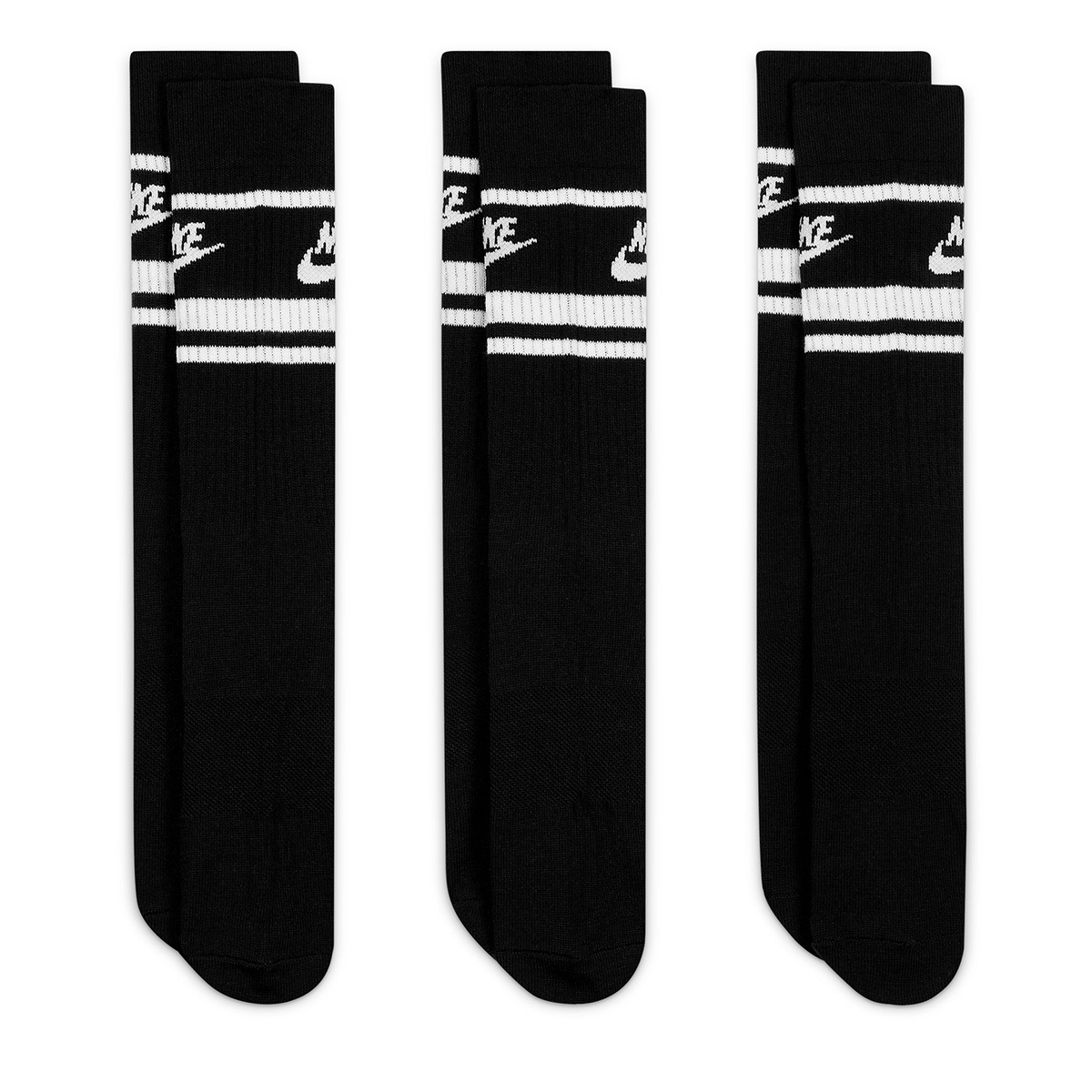 Nike SB Sportwear Everyday Essential Crew Sock Black/White 3-Pack Nike SB Sportwear Everyday Essential Crew Sock Black/White 3-Pack