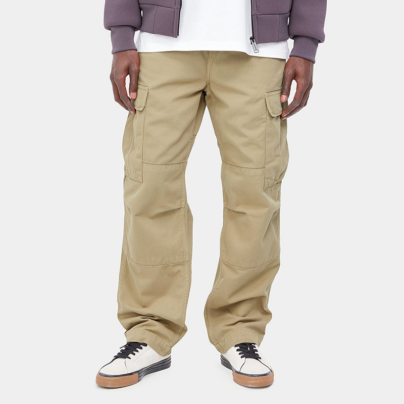 Carhartt WIP Regular Cargo Pant Ammonite Garment Dyed Carhartt WIP Regular Cargo Pant Ammonite Garment Dyed