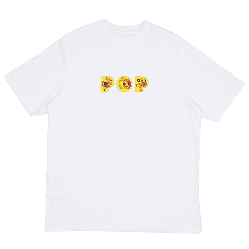 Pop Trading Company Joost Swarte Logo T-Shirt White