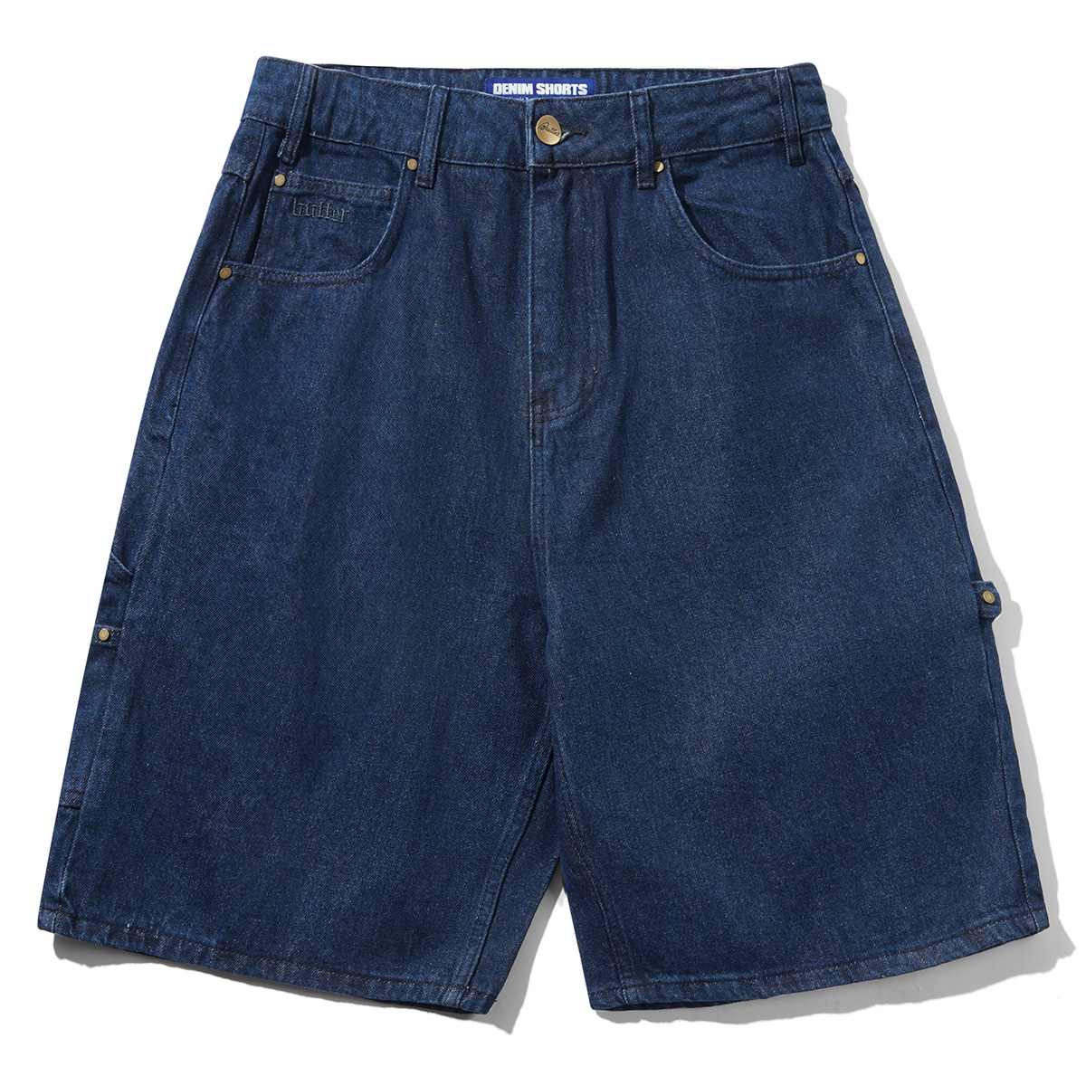Butter Goods Rivet Denim Shorts Raw Indigo