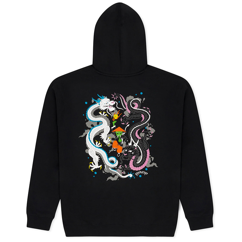 RIPNDIP Ryu Hoodie Black