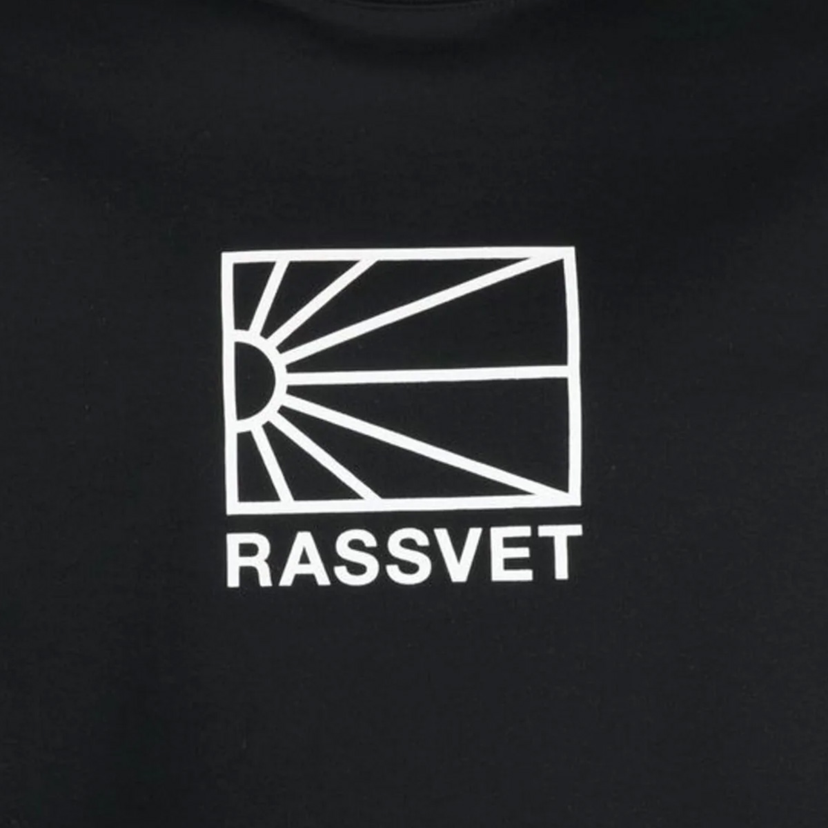 Rassvet Logo Knit Crewneck Sweater Black
