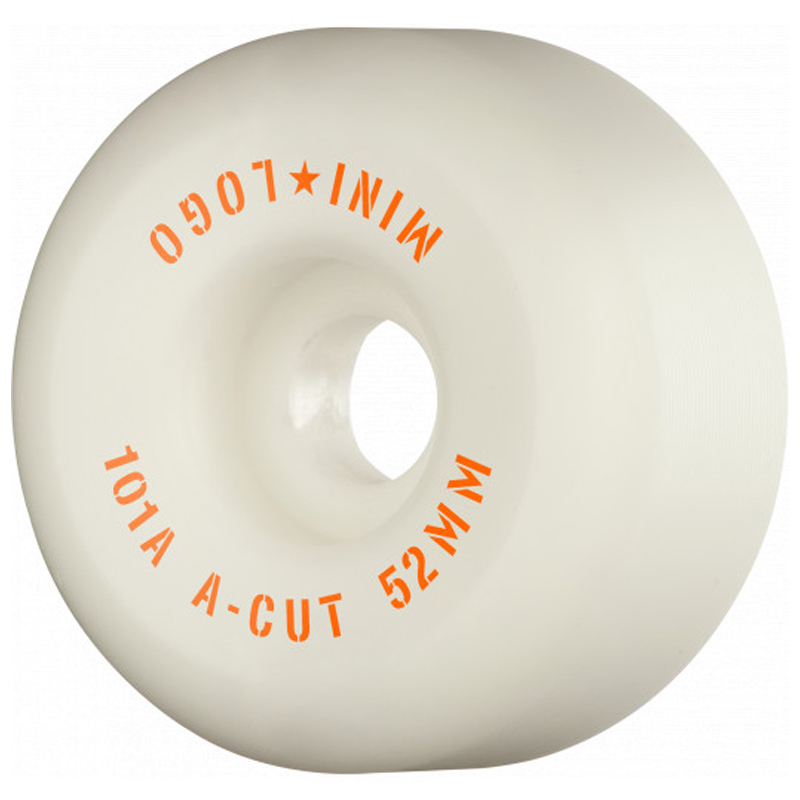Mini Logo A-Cut-2 Wheels 101A White 52mm