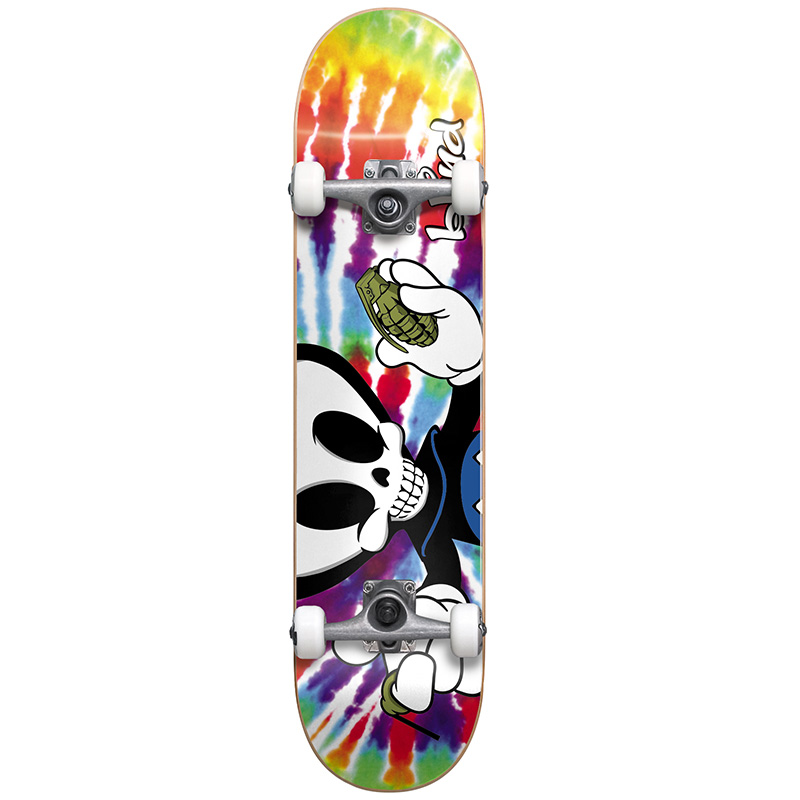 Blind Grenade Reaper Character FP Complete Skateboard Tie Dye 8.25