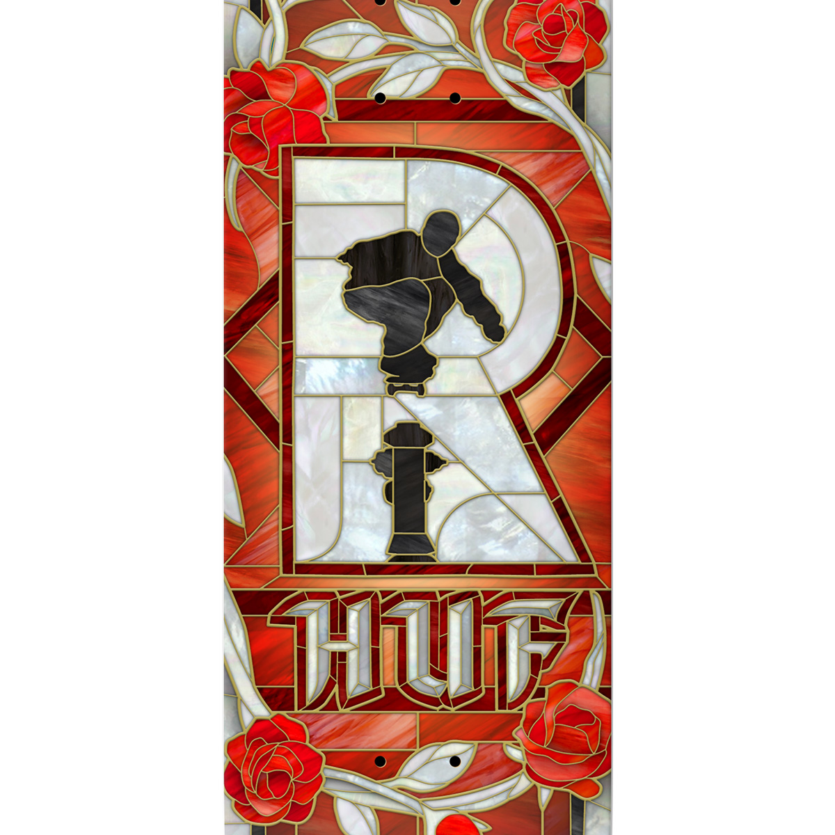 Real HUF Cathedral Skateboard Deck 8.38