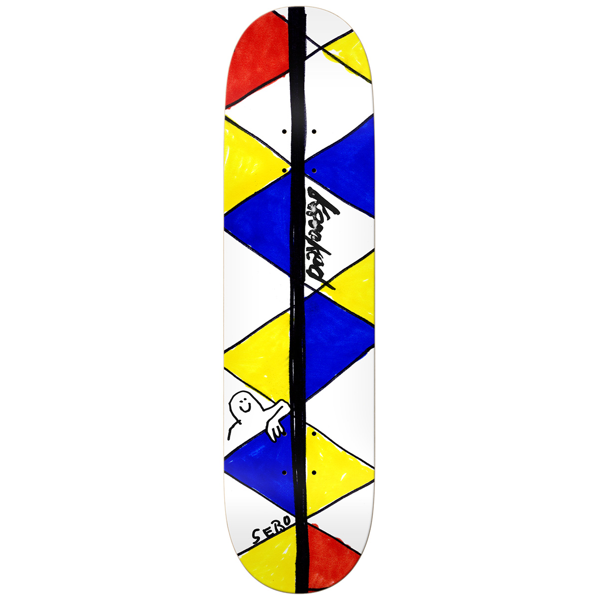 Krooked Sebo Cornelius Skateboard Deck Green 8.06