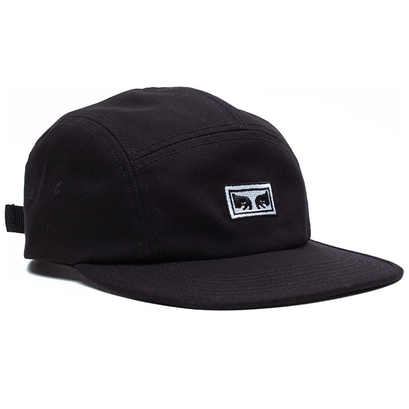 Obey Eyes 5 Panel Cap Black Obey Eyes 5 Panel Cap Black