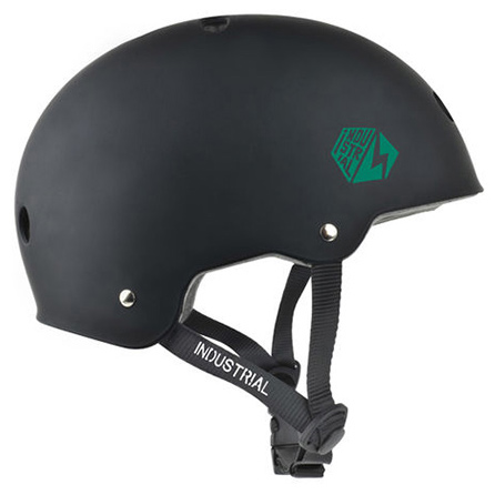Industrial Certified Helmet Black/Green Industrial Certified Helmet Black/Green
