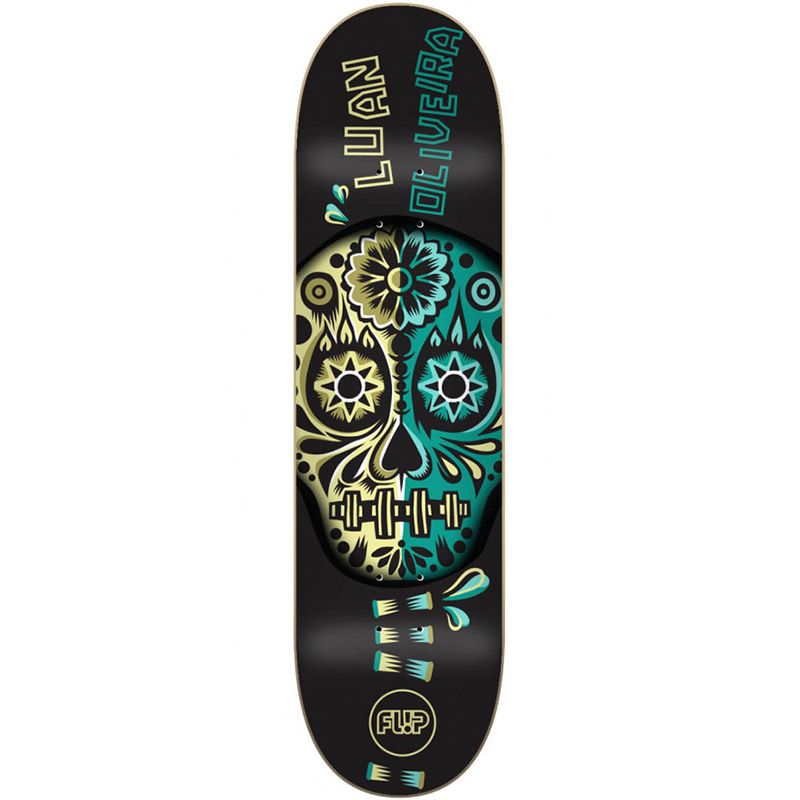 Flip Luan Blacklight Skateboard Deck 8.13 Flip Luan Blacklight Skateboard Deck 8.13