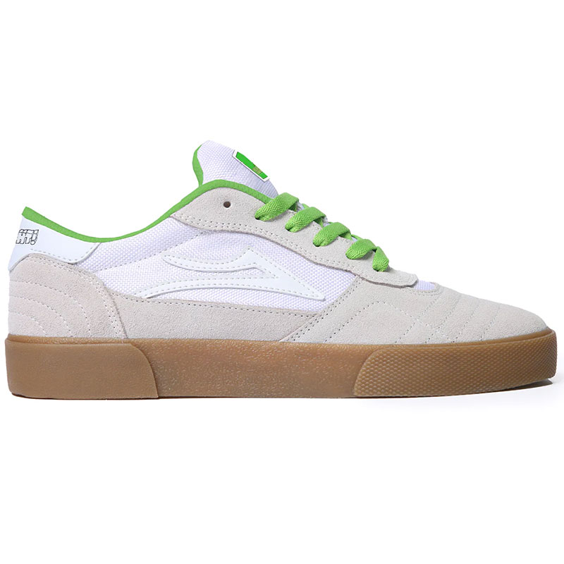 Lakai x Yeah Right Cambridge White/Uv Green Suede