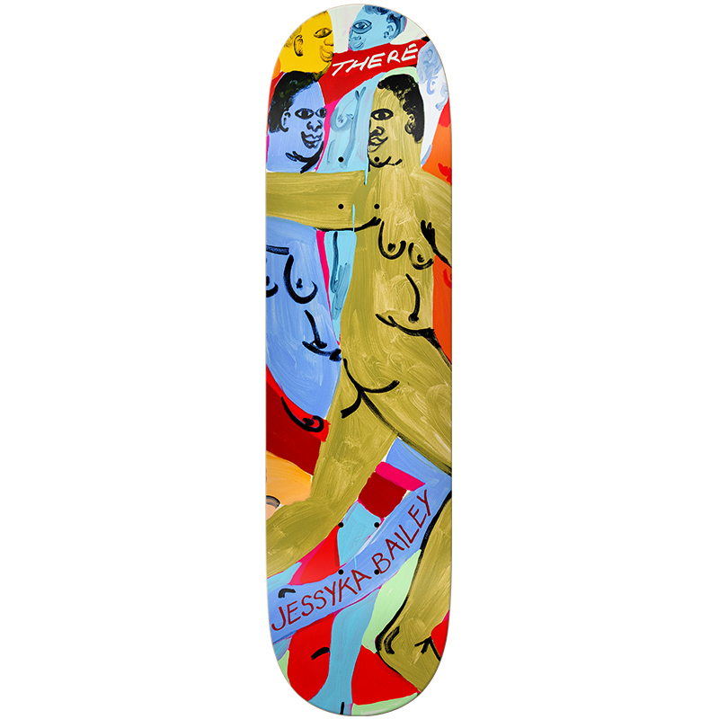 There Jessyke In Ur Face Skateboard Deck 8.25