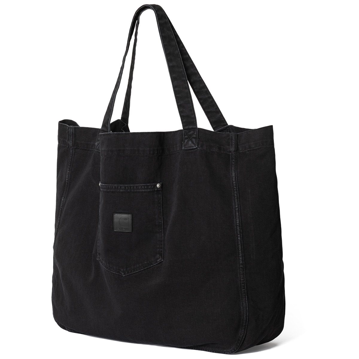 Carhartt WIP Rivet Tote Bag Black Stone Washed
