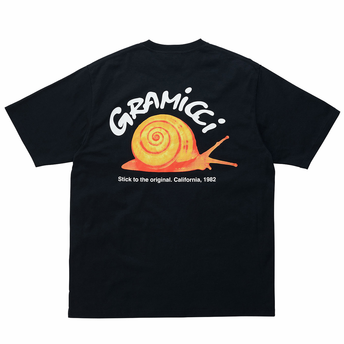 Gramicci Snail T-Shirt Vintage Black Gramicci Snail T-Shirt Vintage Black
