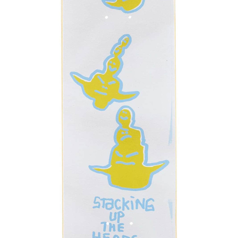 Krooked Cernicky Stack Skateboard Deck White 8.06 Krooked Cernicky Stack Skateboard Deck White 8.06