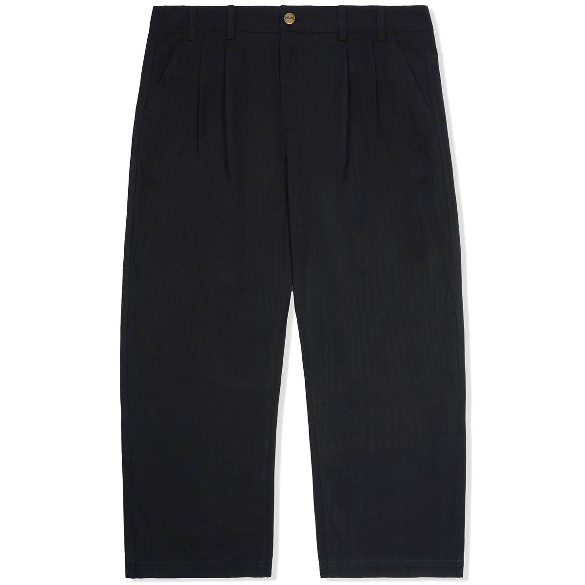 Butter Goods Pleated Trousers Black Butter Goods Pleated Trousers Black