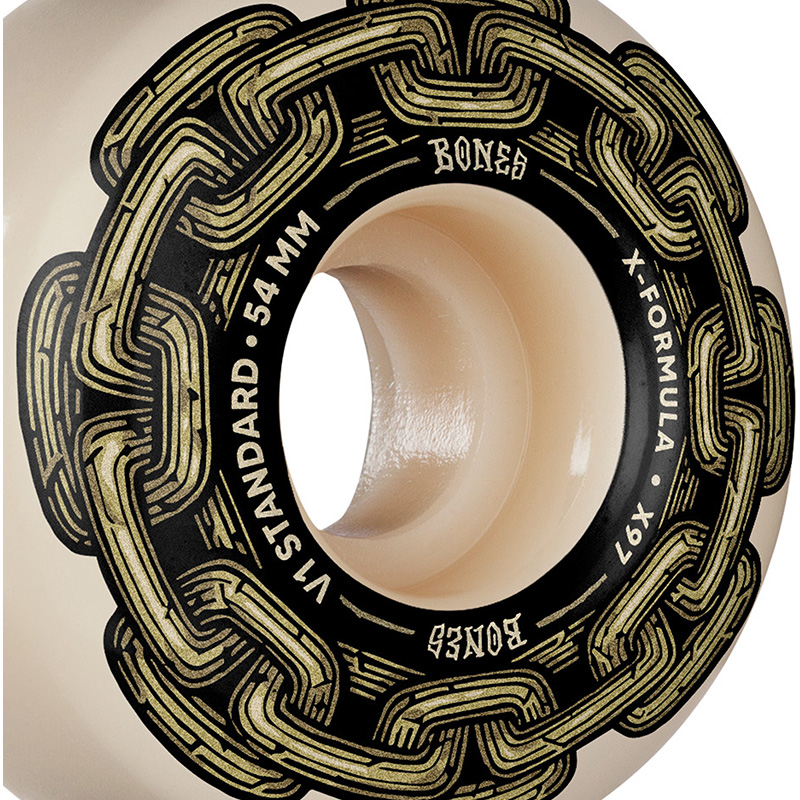 Bones X Formula Gold Chain V1 Standard Wheel 97A 54mm Bones X Formula Gold Chain V1 Standard Wheel 97A 54mm