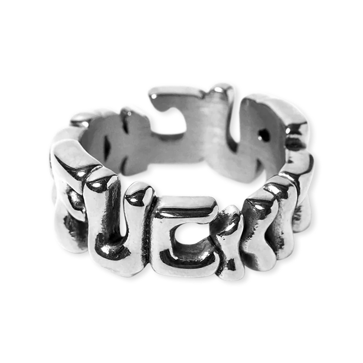 FUCK IT WARPED RING / HUF ハフ リング HUF Fuck It Warped Ring Silver | Skatestore