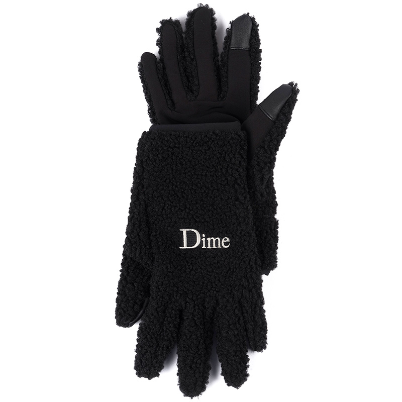 Dime Classic Polar Fleece Gloves Black