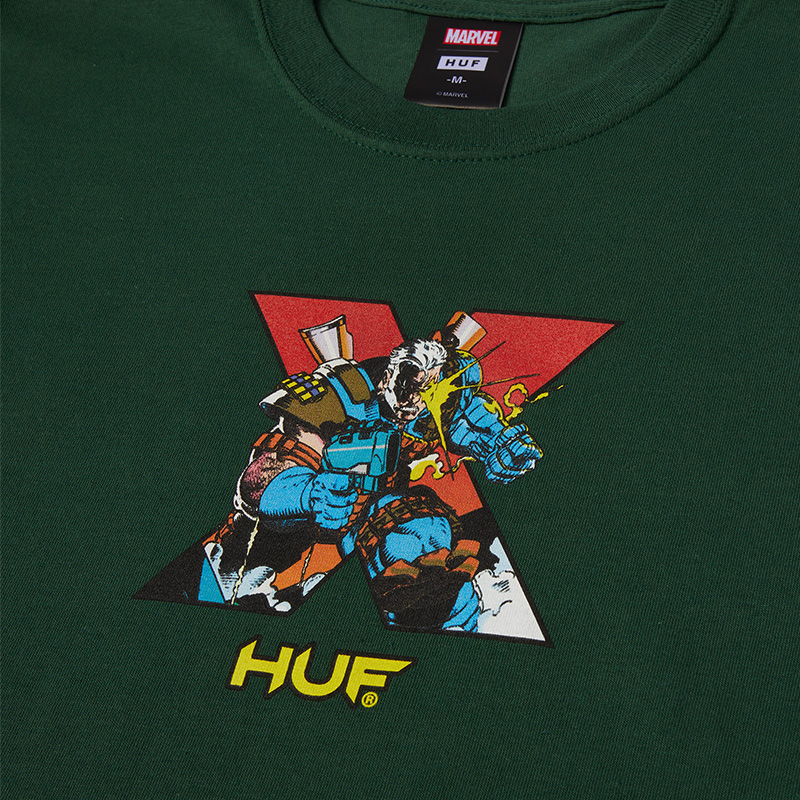 HUF X X-Men Future Shock T-Shirt Pine