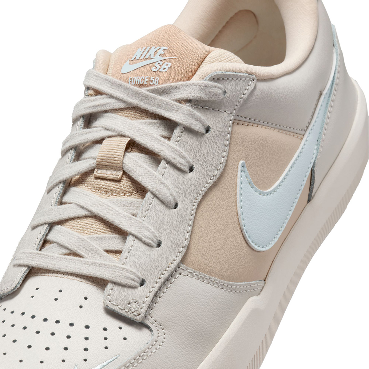 Nike SB Force 58 Premium Light Bone/Glacier Blue/Sanddrift/Hemp Nike SB Force 58 Premium Light Bone/Glacier Blue/Sanddrift/Hemp