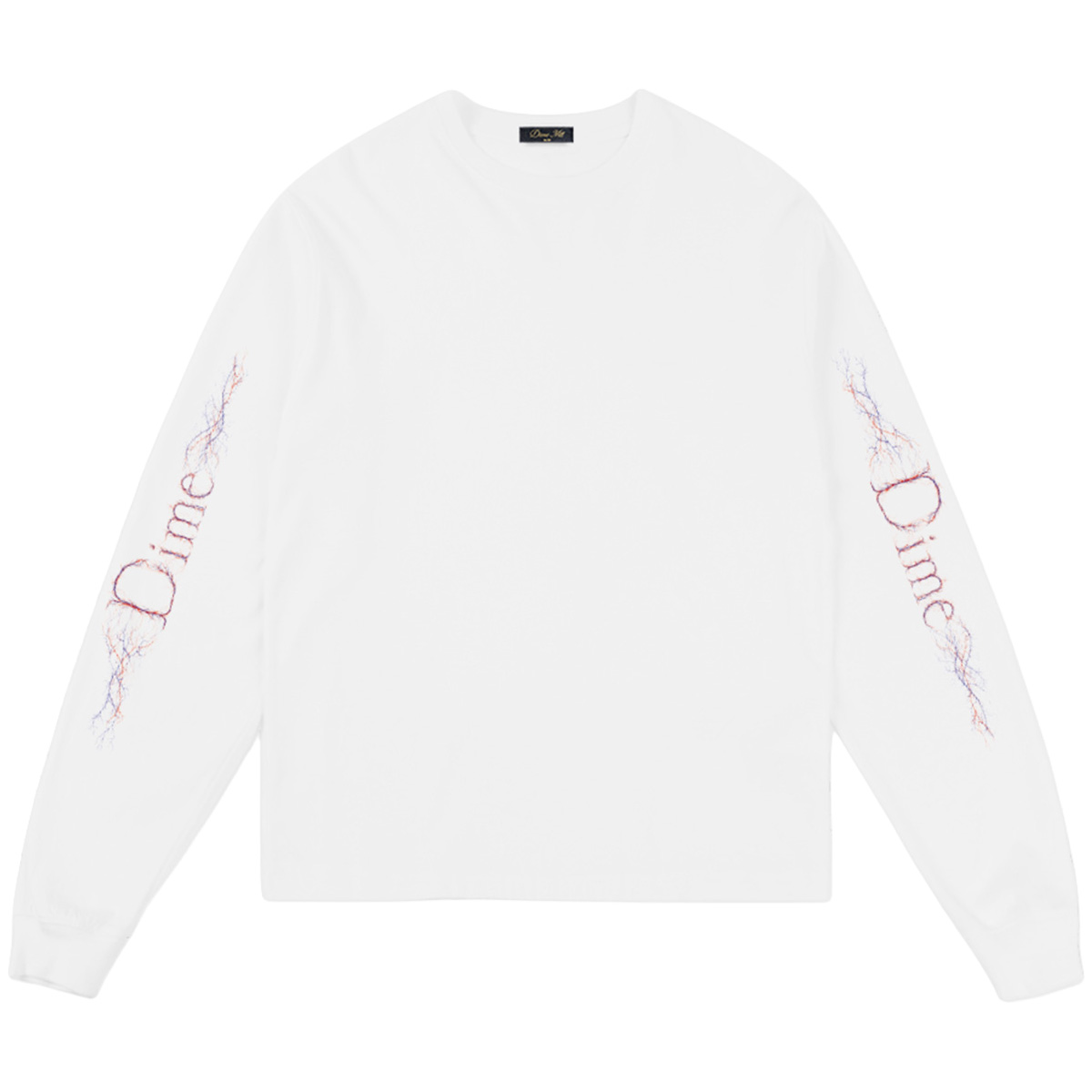 Dime Classic Veins Longsleeve T-Shirt White