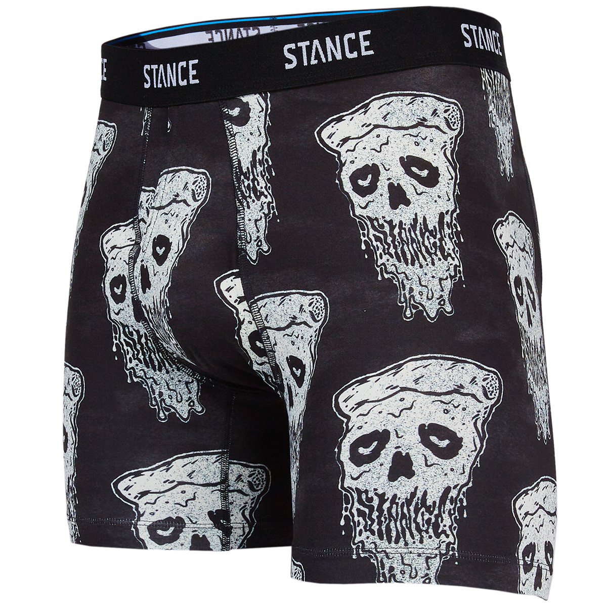 Stance Pizza Face Boxer Brief Underwear Black/White