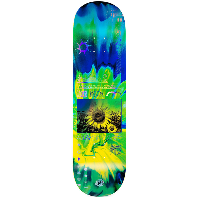 Primitive Mcclung Demo Skateboard Deck Green 8.38