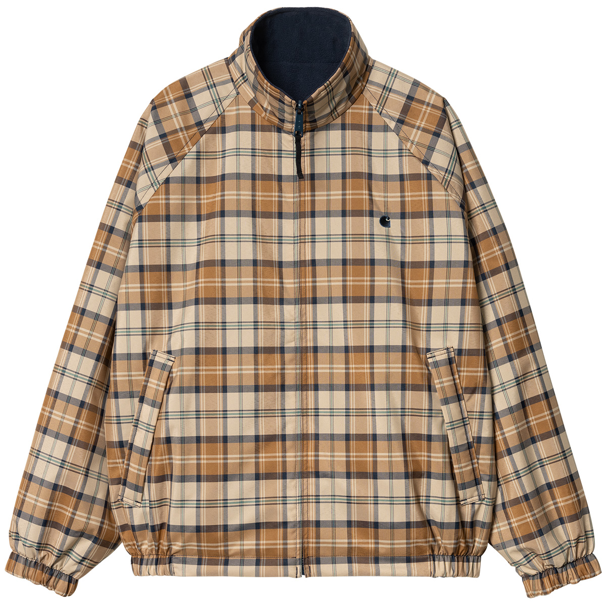 Carhartt WIP Reversible Planer Jacket Planer Check Wall/Air Force Blue