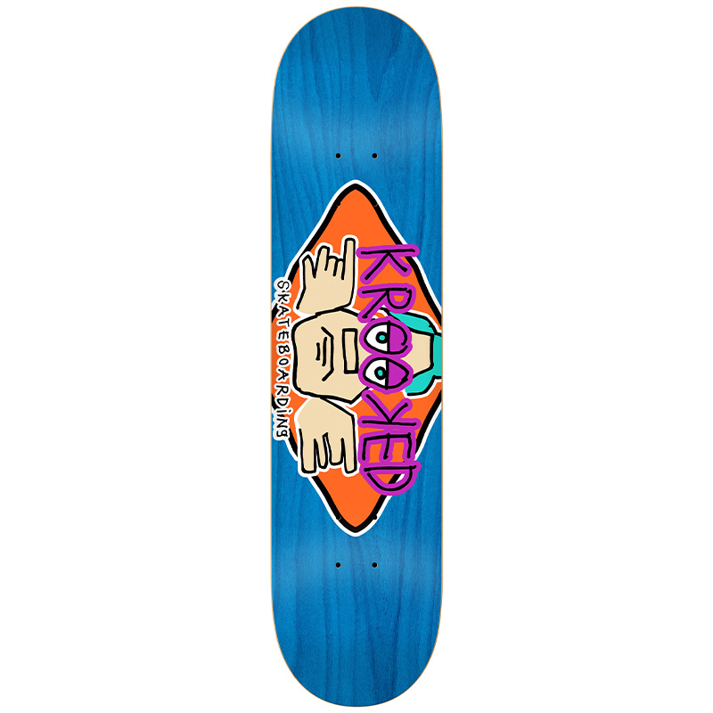 Krooked Arketype Skateboard Deck 7.75 Krooked Arketype Skateboard Deck 7.75