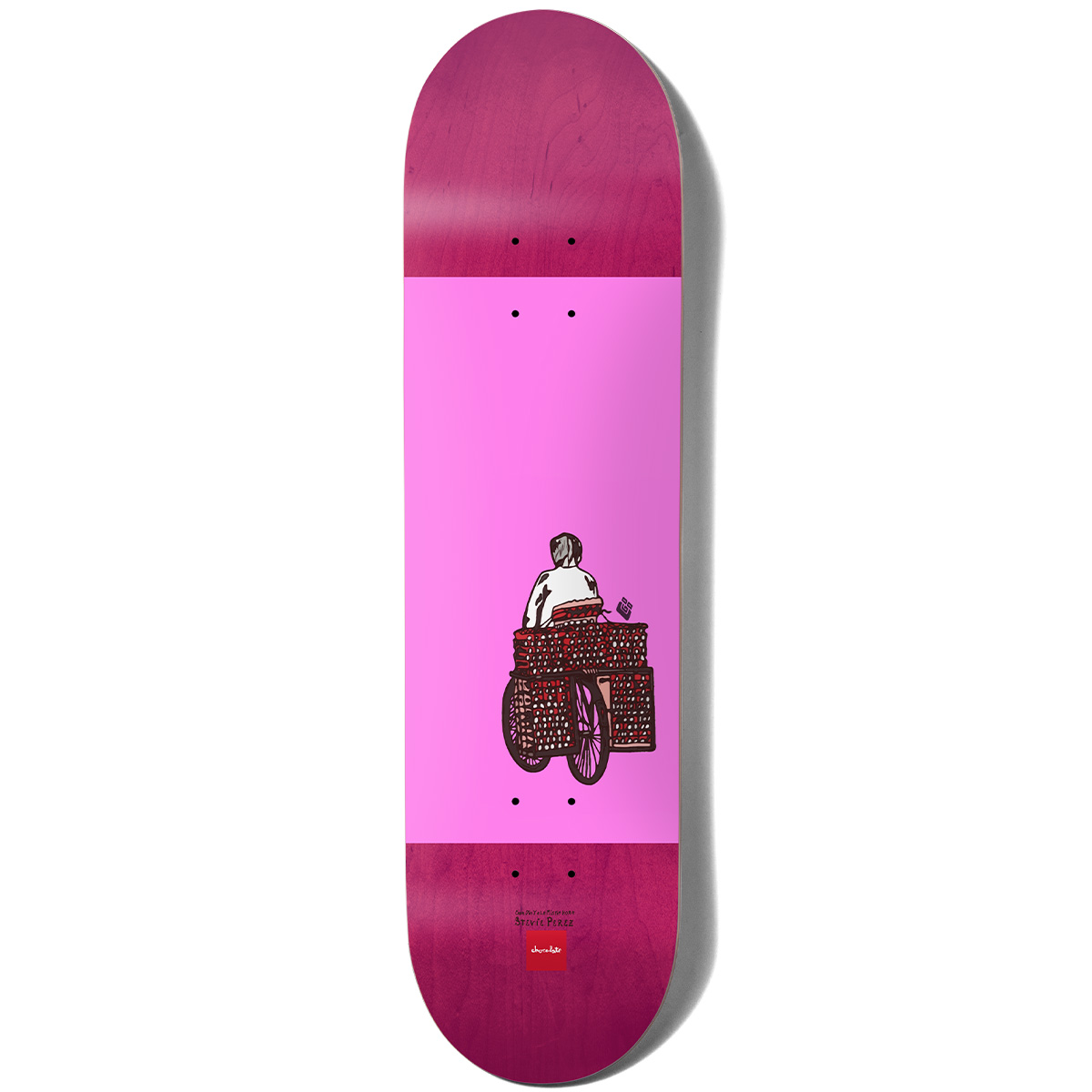 Chocolate Perez Cada Dia Twin Tip Skateboard Deck Shape G069 8.25 Chocolate Perez Cada Dia Twin Tip Skateboard Deck Shape G069 8.25