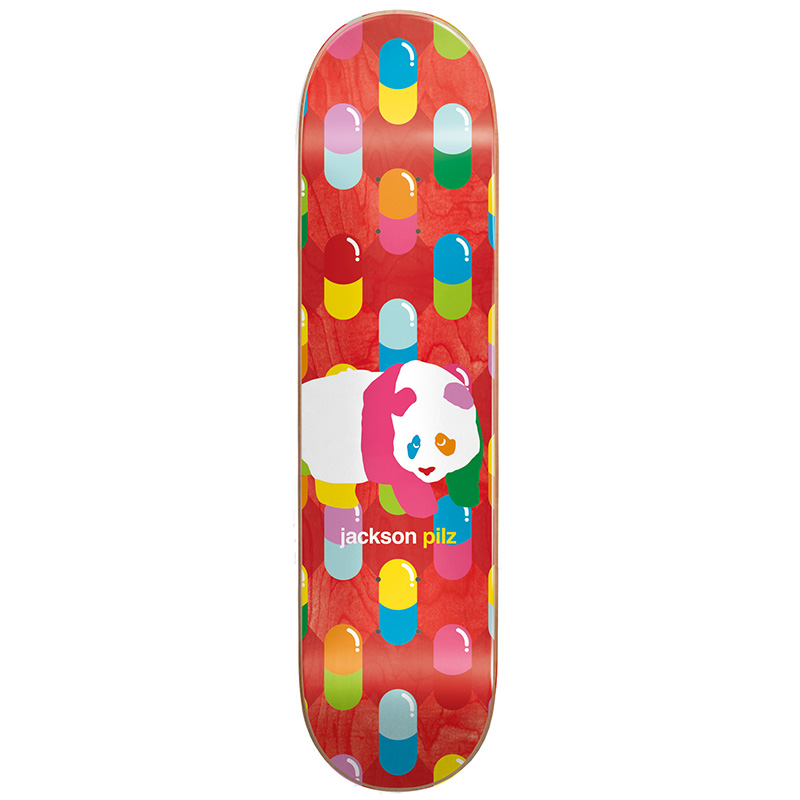 Enjoi Pilz Peekaboo Pro Panda Super Sap R7 Skateboard Deck Red 8.375 Enjoi Pilz Peekaboo Pro Panda Super Sap R7 Skateboard Deck Red 8.375