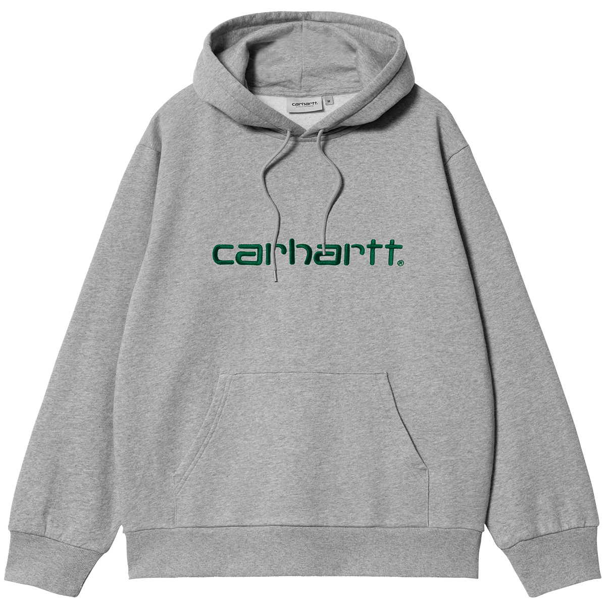 Carhartt WIP Hooded Carhartt Sweater Grey Heather/Chervil Carhartt WIP Hooded Carhartt Sweater Grey Heather/Chervil
