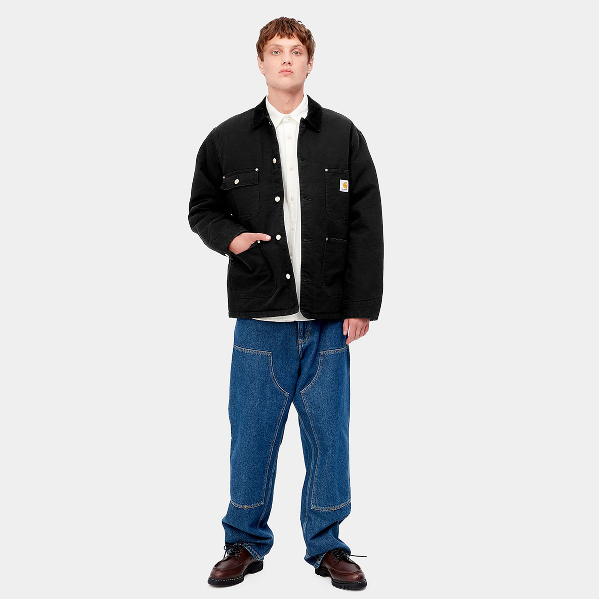 Carhartt WIP OG Chore Coat Black/Black Aged Canvas Carhartt WIP OG Chore Coat Black/Black Aged Canvas