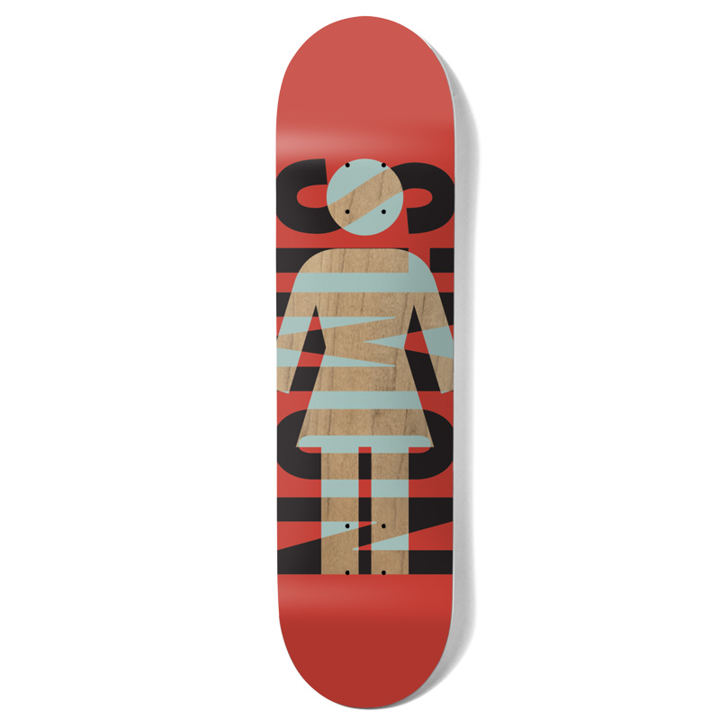Girl Bannerot OG Knockout Skateboard Deck Red 8.0