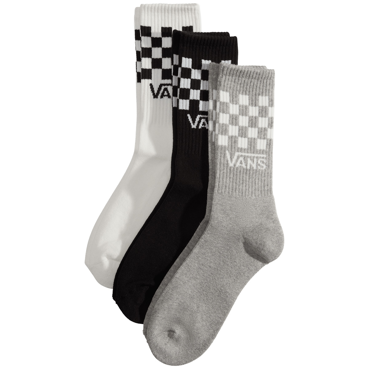 Vans Classic Check Crew Checkerboard Socks Black/White