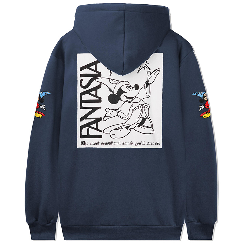 Butter x Disney Applique Zip-Thru Hoodie Denim Butter x Disney Applique Zip-Thru Hoodie Denim