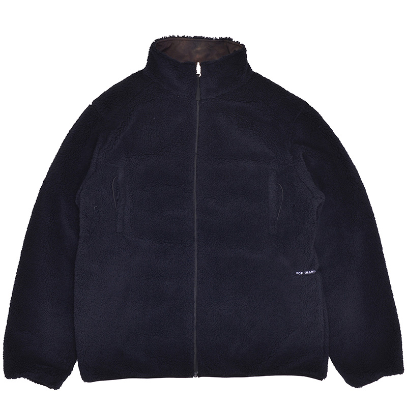 Pop Trading Company Adam Reversible Jacket Black Pop Trading Company Adam Reversible Jacket Black