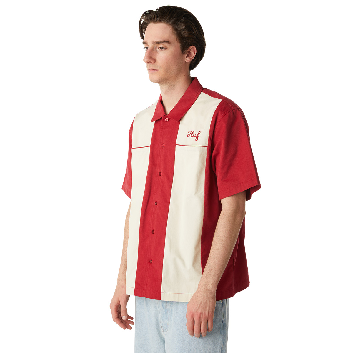 HUF Supplies & Service Shirt Cardinal HUF Supplies & Service Shirt Cardinal