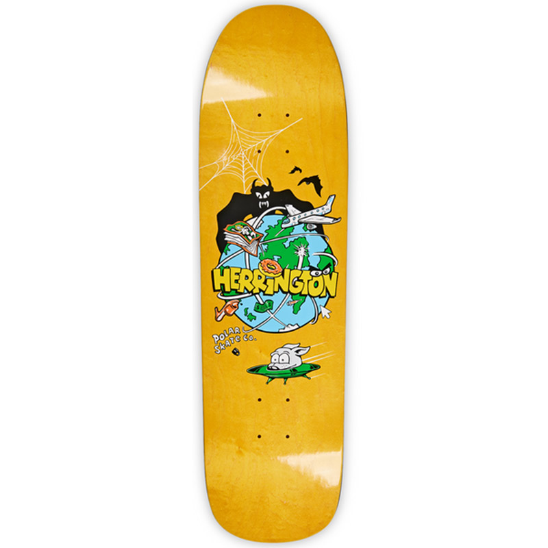 Polar Aaron Herrington Planet Skateboard Deck 1991 Jr.
