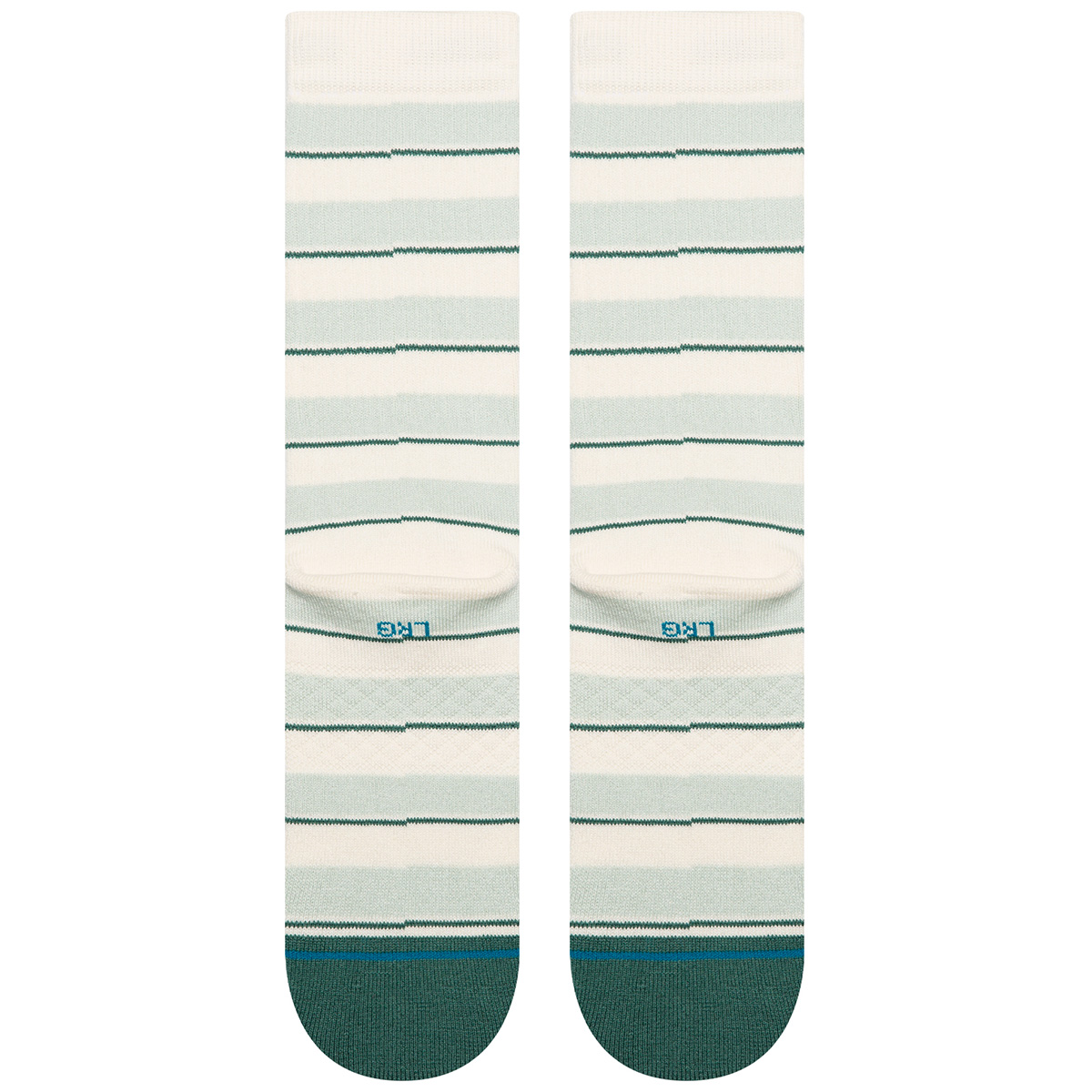 Stance Striped It Crew Socks Teal