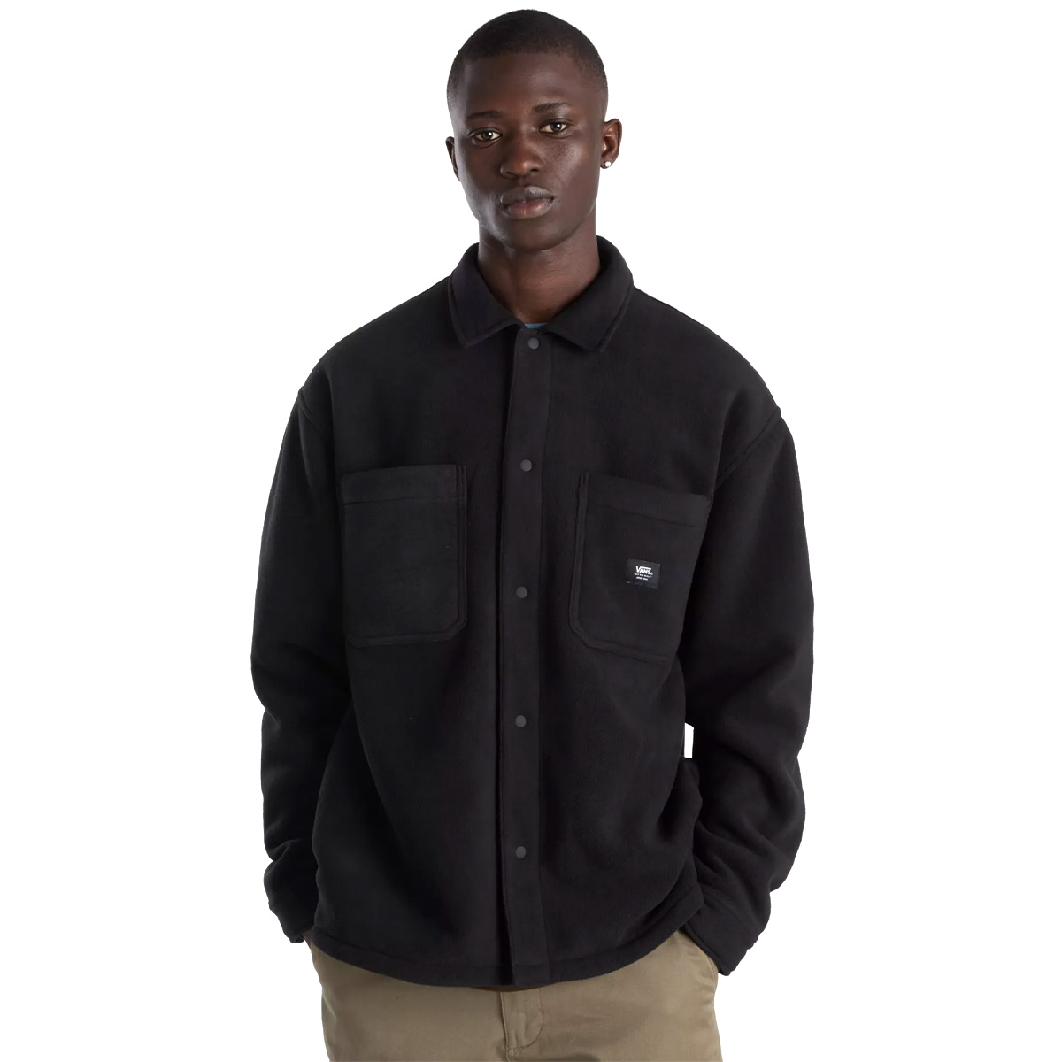 Vans Penmar Heavyweight Polar Fleece Shacket Black