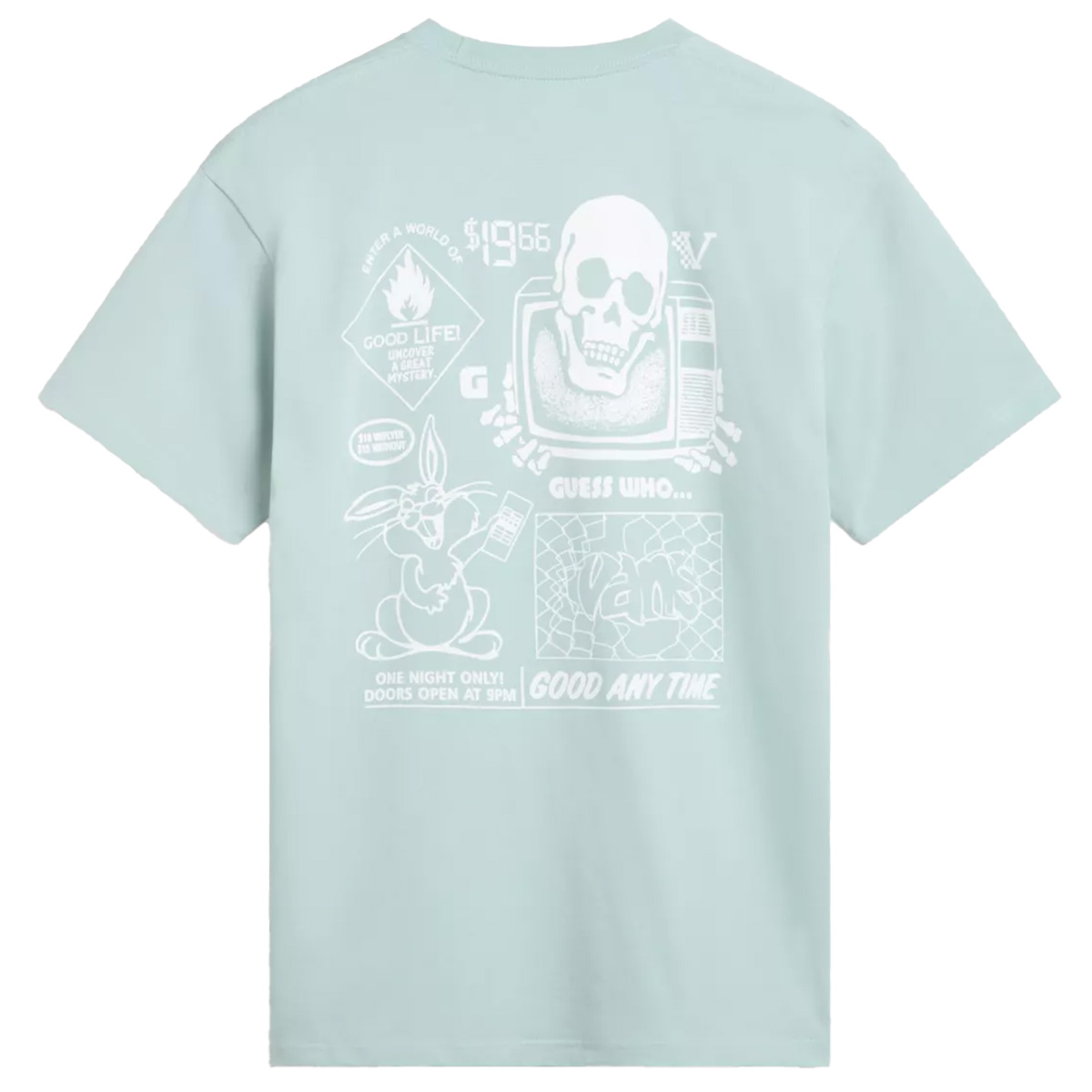Vans Crazy Eddy T-Shirt Gray Mist Vans Crazy Eddy T-Shirt Gray Mist