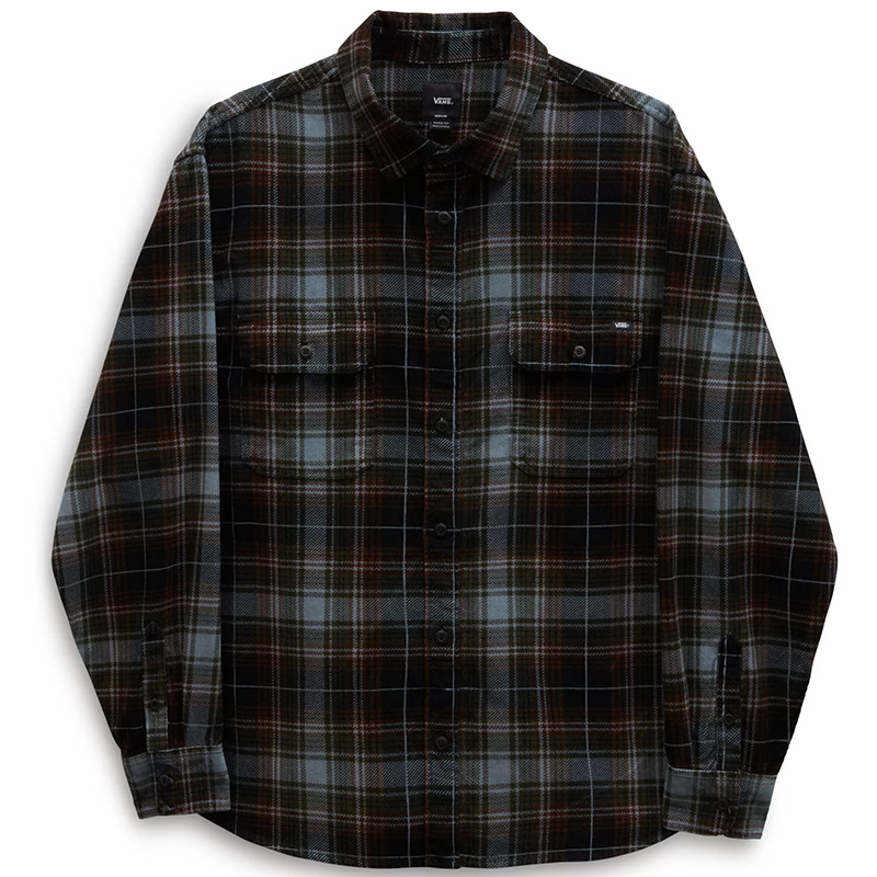 Vans Mayhill Longsleeve Woven Shirt Black/Blue Mirage