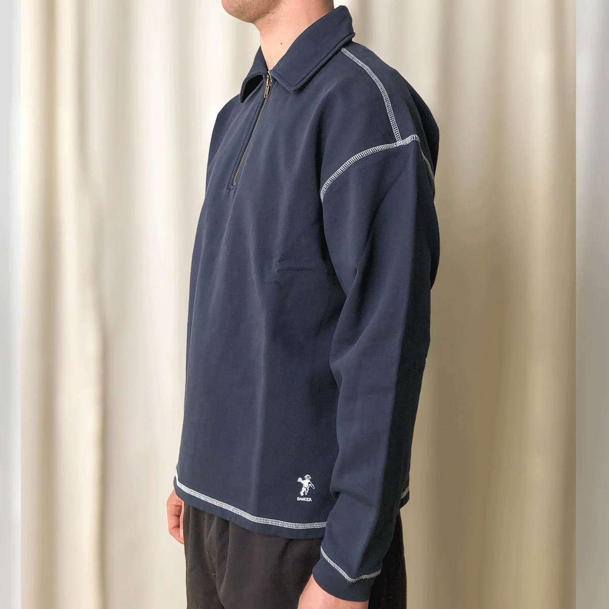 Dancer Half Zip Shirt Navy Dancer Half Zip Shirt Navy
