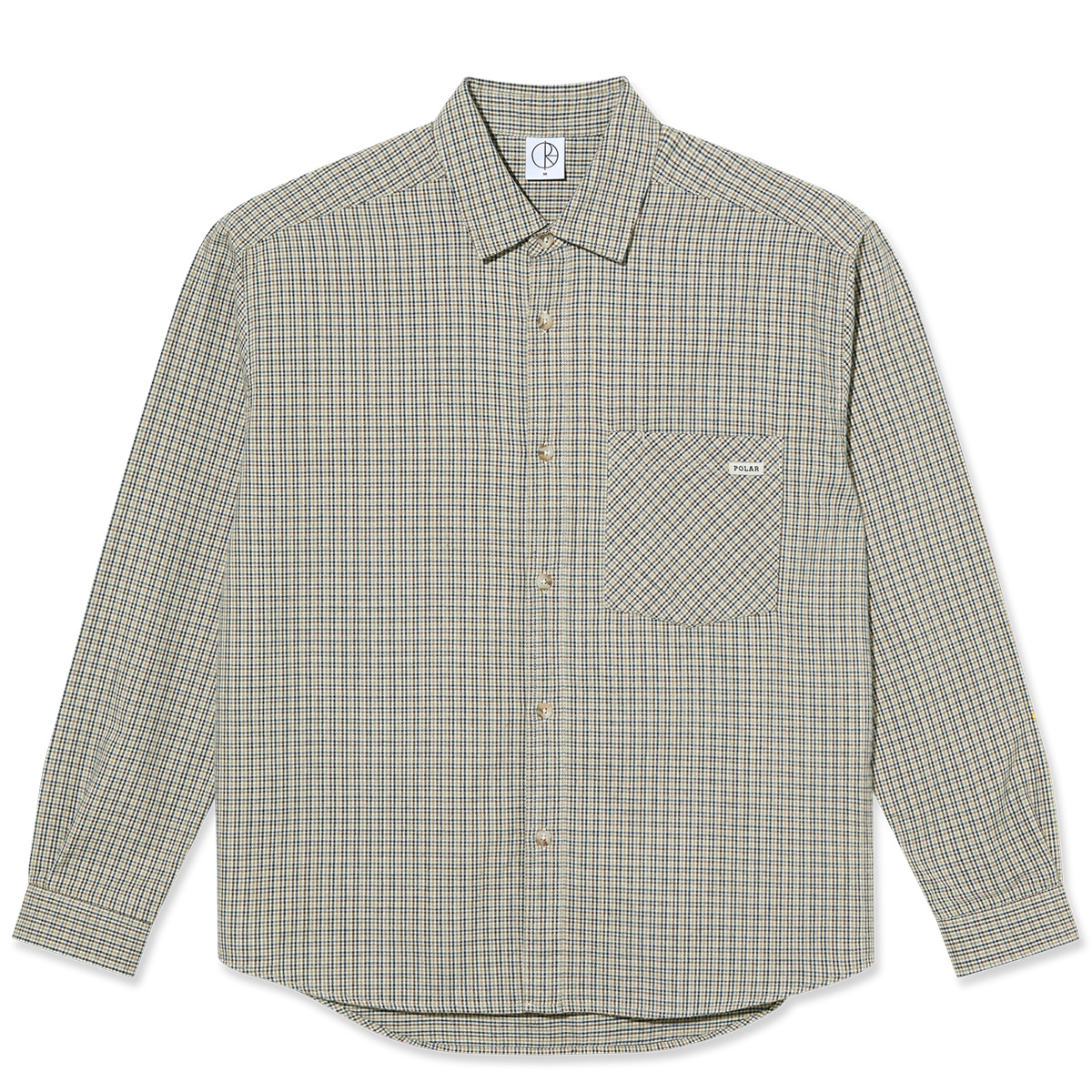 Polar Mitchell Longsleeve Shirt Creme Check