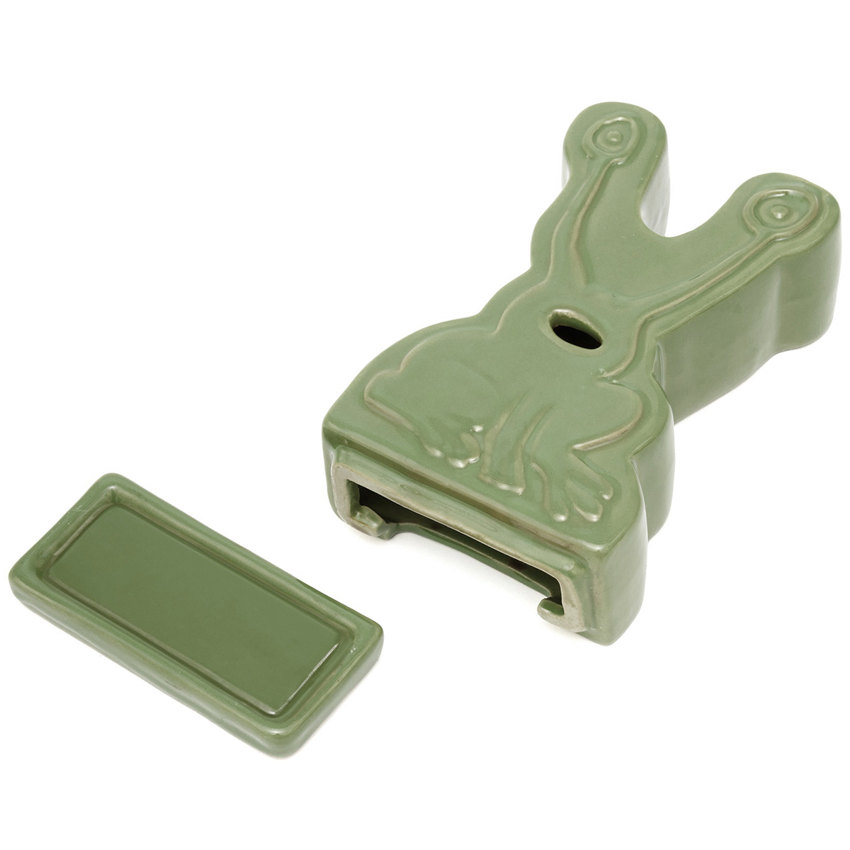 Butter Goods x Daniel Johnston Frog Ceramic Incense Holder Light Green