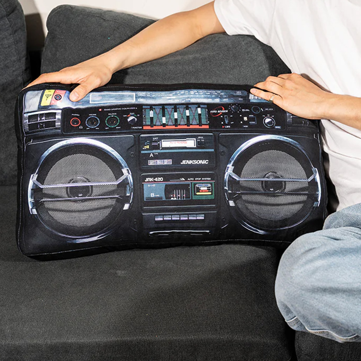 Jenkem The Boom Box Pillow