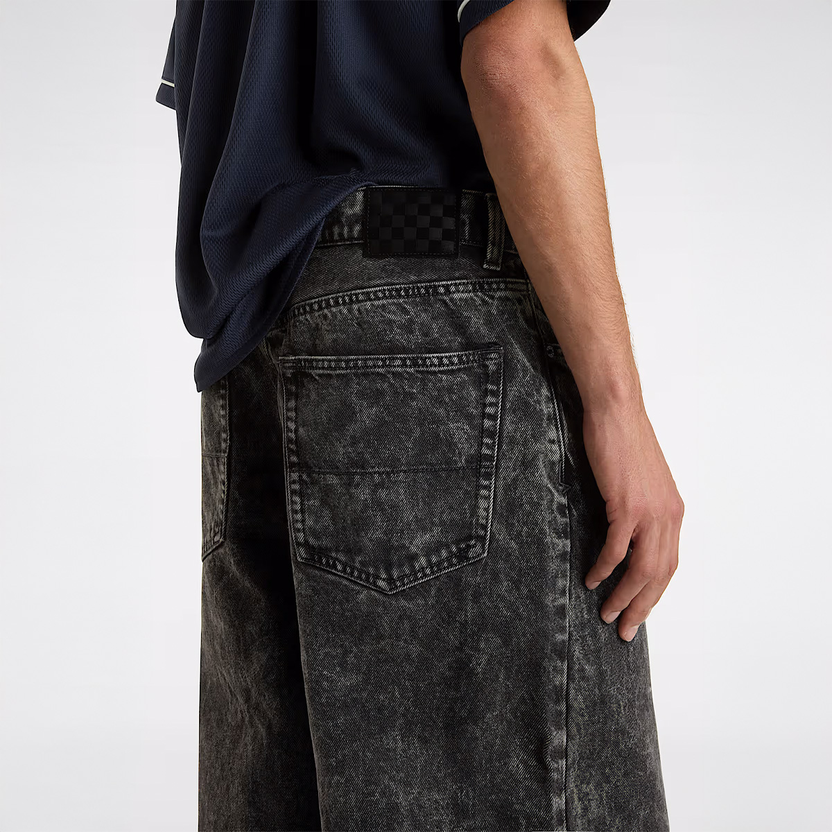 Vans Check-5 Baggy Denim Pant Stonewash Black Vans Check-5 Baggy Denim Pant Stonewash Black